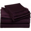 Superior  Egyptian Cotton 650 Thread Count Solid Sheet Set  King-Plum 650KGSH SLPL